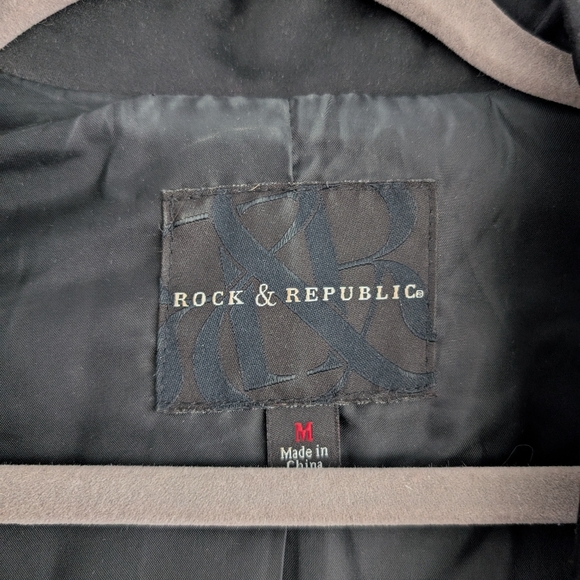 Rock & Republic royal blue tuxedo blazer - Picture 9 of 10